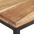 Mesa de centro de madera maciza de acacia 110x60x35