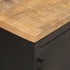 Mesa de centro de madera maciza de mango en bruto 90x50x37