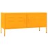 Mueble para TV de acero amarillo mostaza 105x35x50