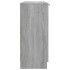 Aparador de madera contrachapada gris Sonoma 90,5x30x70