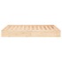 Estructura de cama madera maciza 150x200