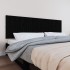 Cabecero de cama de pared madera maciza pino negro 204x3x60