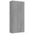 Mueble zapatero madera contrachapada gris Sonoma 80x35,5x180