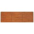 Arriate oxidado de acero corten 240x40x77