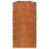 Arriate oxidado de acero corten 240x40x77