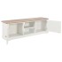 Mueble de TV madera contrachapada blanco 110x30x40