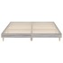 Estructura de cama madera de ingeniería gris Sonoma 200x200