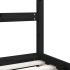 Estructura de cama para niños madera de pino negro 80x160