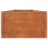 Arriate oxidado de acero corten 320x80x45