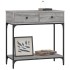 Mesa consola madera de ingeniería gris Sonoma 75x34,5x75