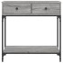 Mesa consola madera de ingeniería gris Sonoma 75x34,5x75