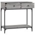 Mesa consola madera de ingeniería gris Sonoma 75x34,5x75