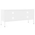 Mueble para TV de acero blanco 105x35x50