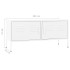 Mueble para TV de acero blanco 105x35x50