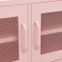 Mueble para TV de acero rosa 105x35x50