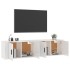 Muebles para TV de pared 2 uds blanco brillante 80x34,5x40