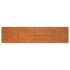 Arriate oxidado de acero corten 320x40x45