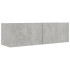 Mueble de pared de TV madera contrachapada gris