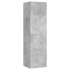 Mueble de pared de TV madera contrachapada gris