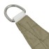 Toldo de vela rectangular tela Oxford beige 6x7