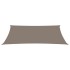 Toldo de vela rectangular tela Oxford gris taupe 5x8