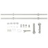 Kit de herrajes para puerta corredera 183 cm acero