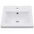 Lavabo encastrado de cerámica blanco 42x39x18