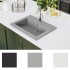 Lavabo de granito gris 600x450x120