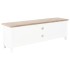 Mueble para TV de madera blanco 120x30x40