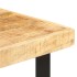 Mesa de bar madera maciza de mango rugosa 60x60x107