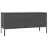 Mueble para TV de acero gris antracita 105x35x50