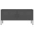 Mueble para TV de acero gris antracita 105x35x50