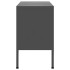 Mueble para TV de acero gris antracita 105x35x50