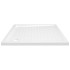 Plato de ducha con puntos ABS blanco 80x80x4