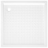 Plato de ducha con puntos ABS blanco 80x80x4