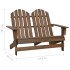 Otomana Adirondack de jardín 2 plazas madera de abeto