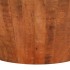 Mesa de centro de madera maciza de mango rugosa Ø 52x30