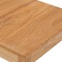 Mesa alta de jardín madera maciza de teca 60x60x105