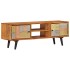 Mueble de TV con puertas metal madera maciza acacia