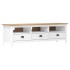 Mueble de TV Hill madera maciza de pino blanco 158x40x47