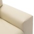 Sillón reclinable para niños cuero sintético blanco