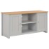 Mueble de TV gris 120x39x58