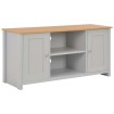 Mueble de TV gris 120x39x58 cm