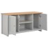 Mueble de TV gris 120x39x58