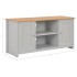 Mueble de TV gris 120x39x58