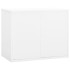 Armario archivador de acero blanco 90x46x72,5