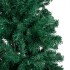 Árbol de Navidad preiluminado con luces y bolas verde 210