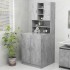 Mueble de lavadora gris