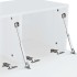 Mueble para TV 2 uds contrachapada blanco brillo