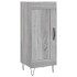 Aparador alto madera contrachapada gris Sonoma 34,5x34x180